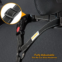 Load image into Gallery viewer, 2 Pack Dog Car Headrest Seatbelts