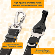 Load image into Gallery viewer, 2 Pack Dog Elastic Seat Belt