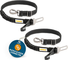 Load image into Gallery viewer, 2 Pack Dog Elastic Seat Belt