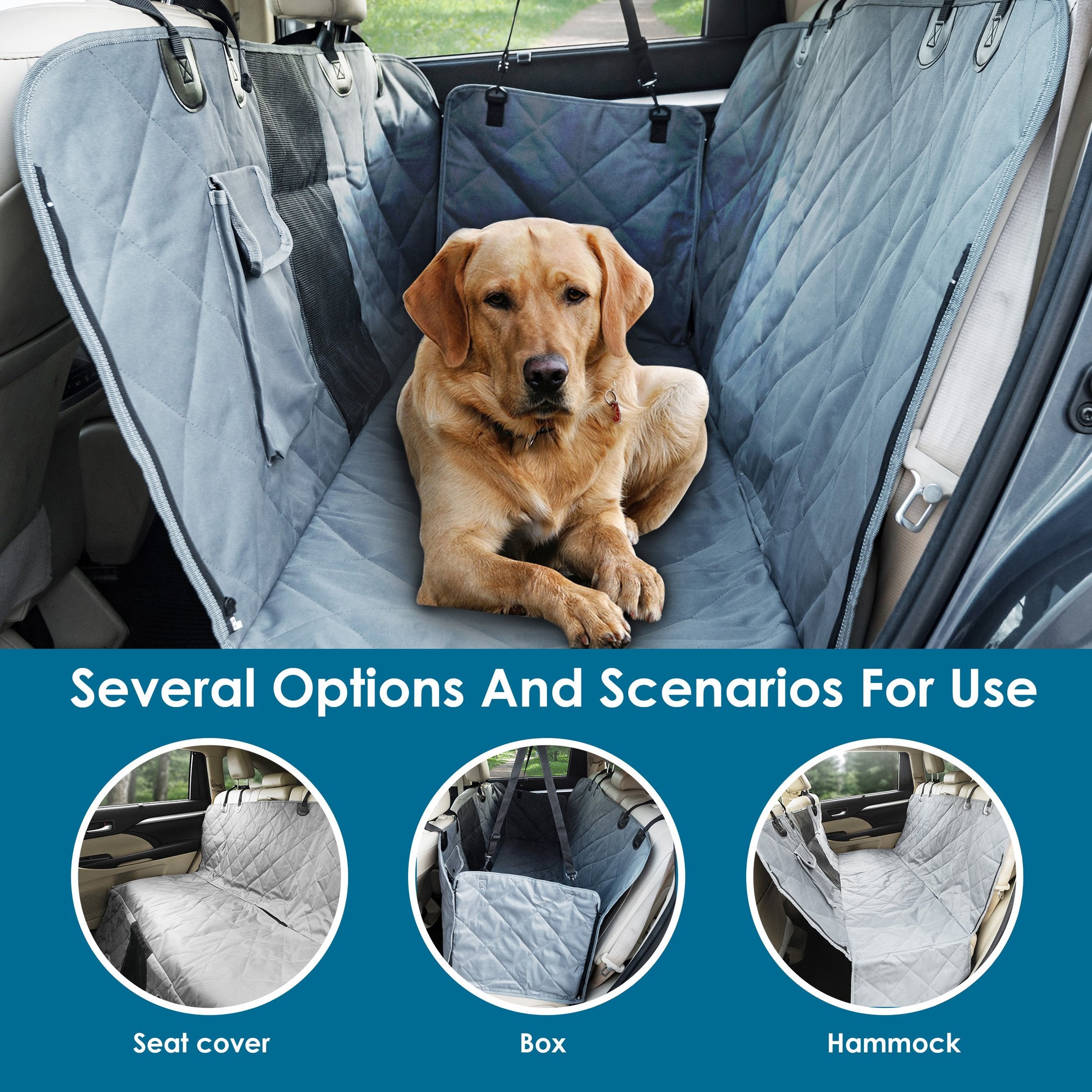 Checkerboard Dog Car Seat - Supreme Paw Supply