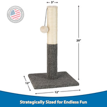 Load image into Gallery viewer, 20&quot; Cat Scratching Post
